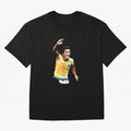 Legends of The Beautiful Game Cartoon Collection Legends Arthur Zico 2 Cartoon Artwork134 Oversized T-Shirt Bring a Champion Mindset to the FIFA World Cup 2026 Journey through Neymar Highlights, Brazil, Portugal and Argentina Pride, Stadium