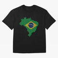Map of Brazil (Brasil) Classic T-Shirt Fuel the Hype around the FIFA World Cup 2026 Group Stage Journey through Mbappe and Neymar Highlights, England, France and Netherlands Pride, Soccer Culture, Superstar Moments, National Team Dreams and