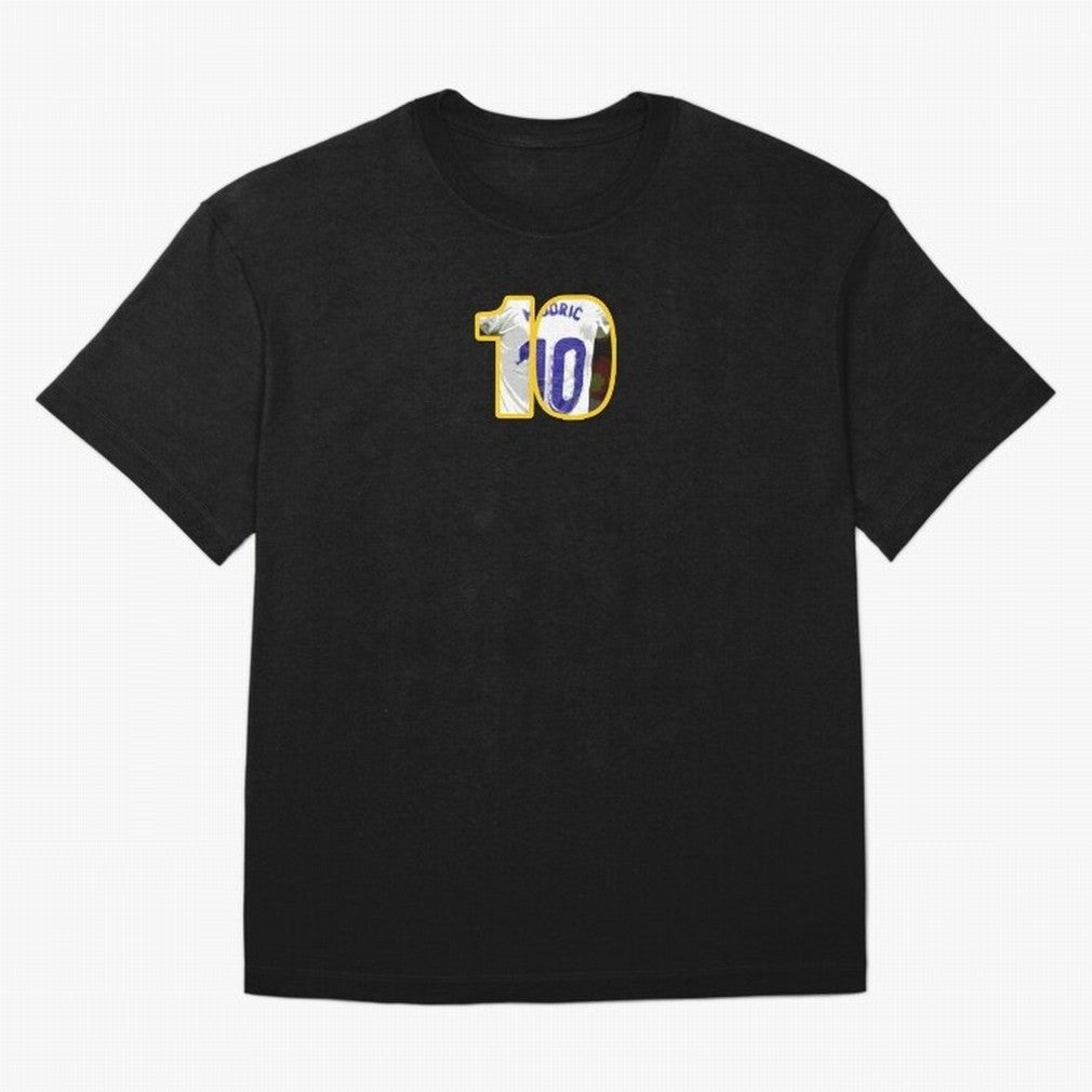 Luka Modric 10 Cut-out Classic T-Shirt Fuel FIFA World Cup 2026 Capturing Messi, Neymar and Mbappe, Spain Energy, Football History, Final Match Energy, Crowd Noise and Once in a Lifetime Moments; Made for Collectors Who Enjoy Iconic Players,