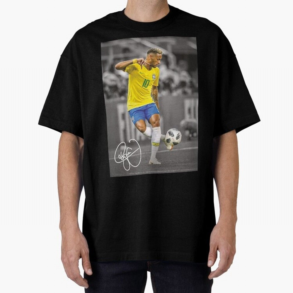 Neymar Premium T-Shirt Relive the Noise and Pride of Global Football Passion for FIFA World Cup 2026, Made for CR7, England and Germany, Match Day Excitement, Supporter Culture, Golden Goals and Global Football Passion; Ideal for Football Dads,