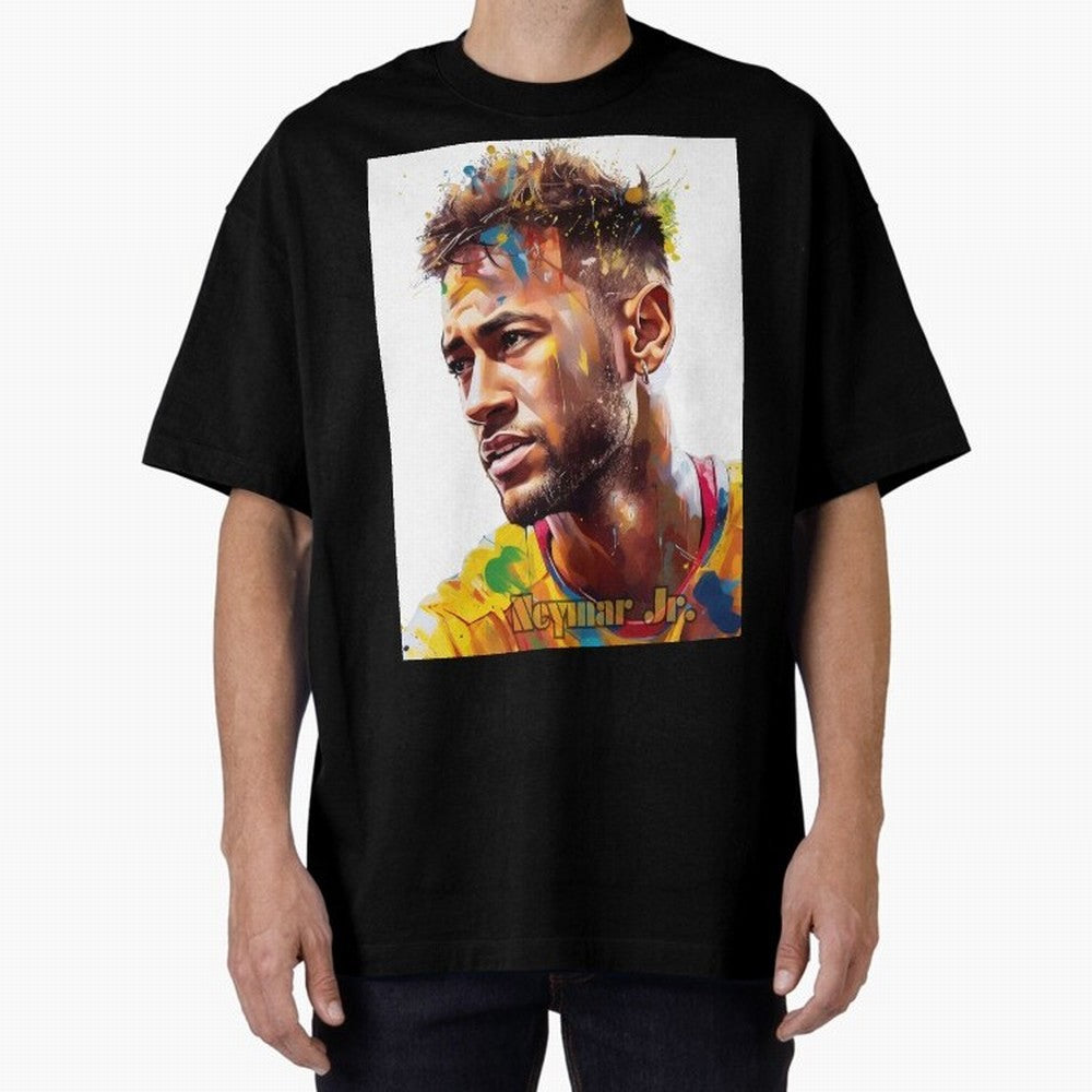 Neymar Graphic T-Shirt Relive Legendary Nights from the FIFA World Cup 2026 USA Canada Mexico Journey through Haaland and Mbappe Highlights, Portugal, Spain and Germany Pride, Global Supporter Spirit, Legendary Goals, National Colors and Tournament