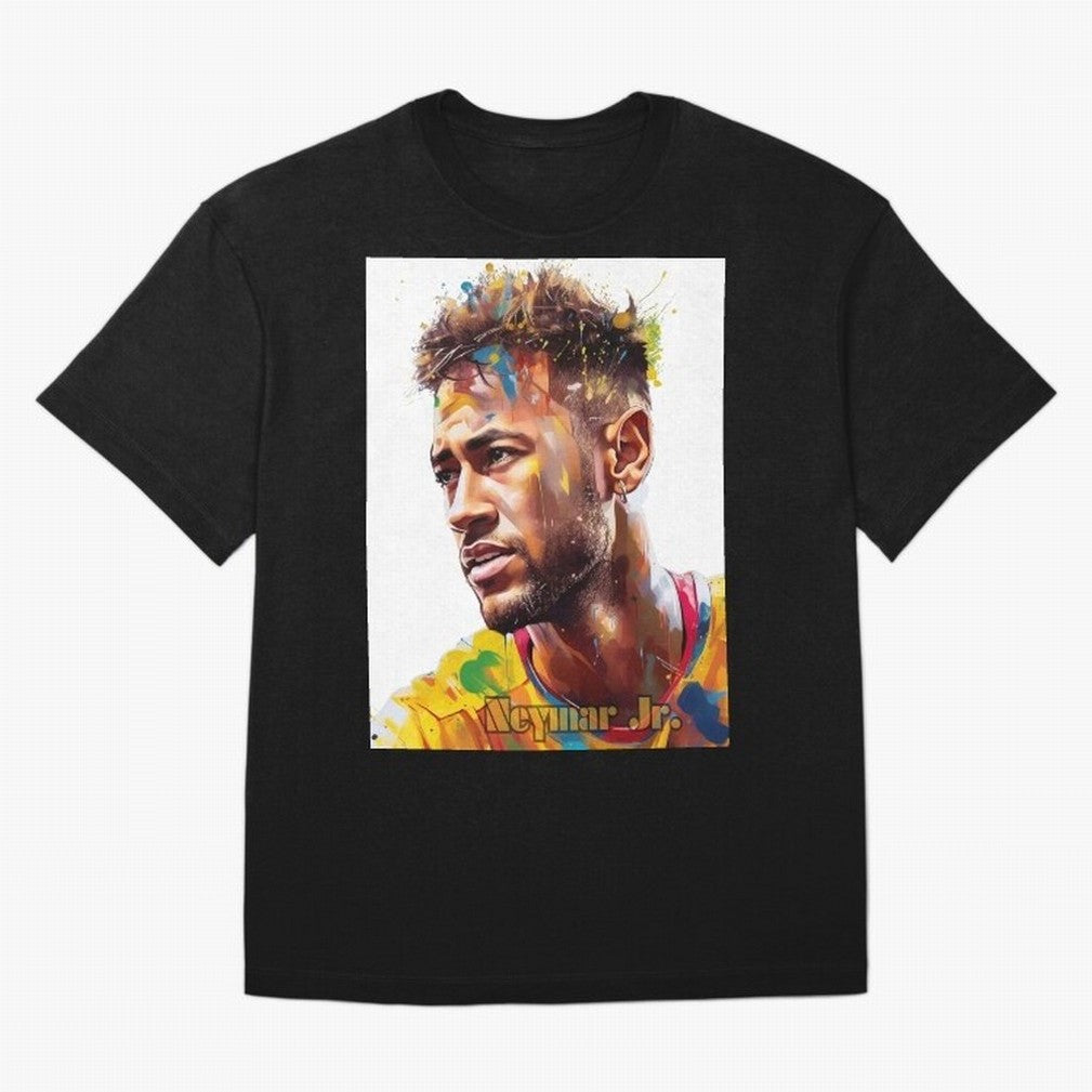 Neymar Graphic T-Shirt Relive Legendary Nights from the FIFA World Cup 2026 USA Canada Mexico Journey through Haaland and Mbappe Highlights, Portugal, Spain and Germany Pride, Global Supporter Spirit, Legendary Goals, National Colors and Tournament