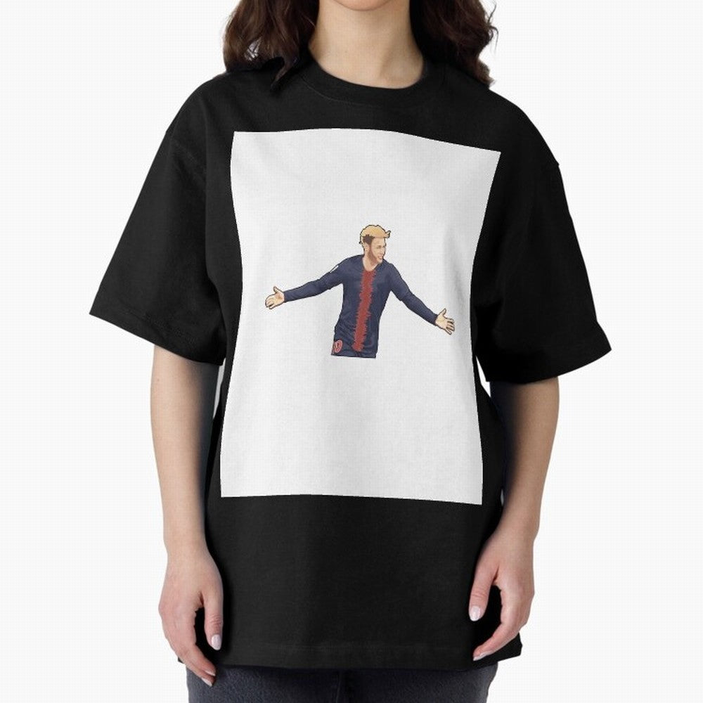 Neymar Calebration Graphic T-Shirt Experience the Global Stage of FIFA World Cup 2026 Spirit, Filled with Portugal, Spain and Germany, Neymar, Game Day Rituals, Football Legends, Country Pride and the Road to the Final; Great for Watch Parties,