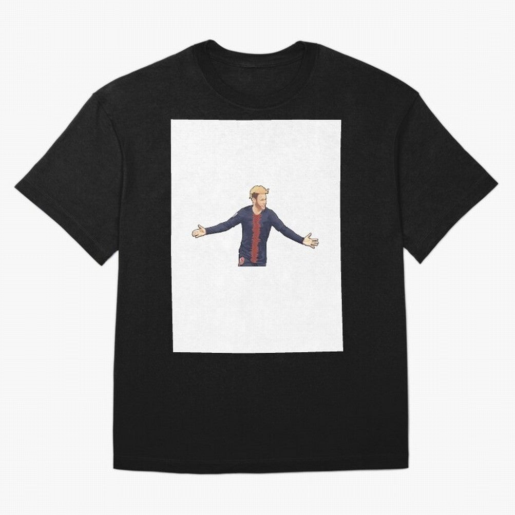 Neymar Calebration Graphic T-Shirt Experience the Global Stage of FIFA World Cup 2026 Spirit, Filled with Portugal, Spain and Germany, Neymar, Game Day Rituals, Football Legends, Country Pride and the Road to the Final; Great for Watch Parties,