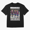 Messi Neymar Suarez Premium T-Shirt Keep Football History Alive during FIFA World Cup 2026 with Haaland and Mbappe, France Energy, Vintage Soccer Flavor, Modern Football Stars, National Flags and Final Night Emotion; Great for Supporters Who Love