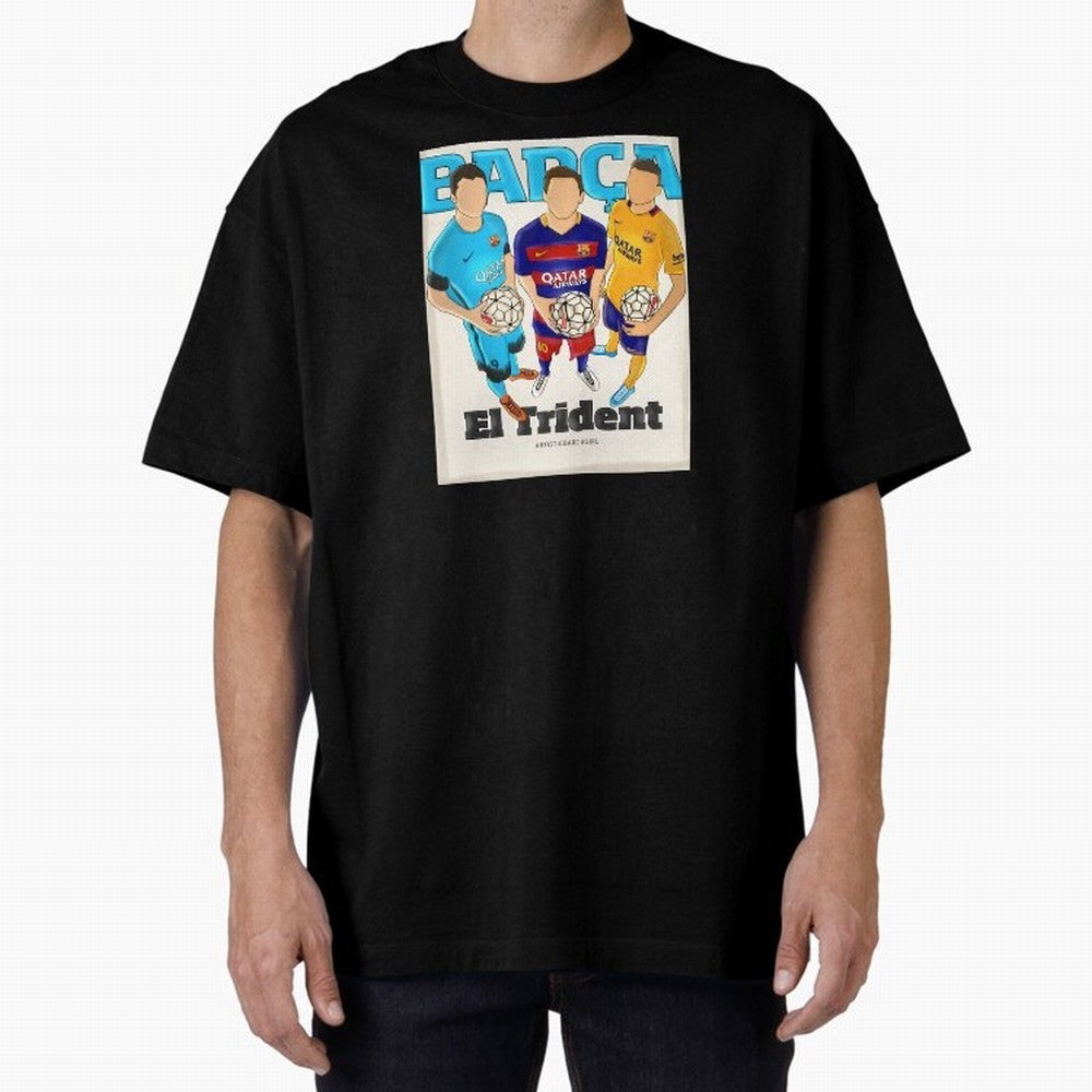 Msn football soccer fcbarcelona Premium T-Shirt Celebrate National Team Dreams in FIFA World Cup 2026 Group Stage Spirit, Highlighting Argentina and Brazil, Cristiano Ronaldo, Championship Spirit, Famous Goals, Roaring Crowds and International