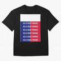 ICI C'EST PARIS Graphic T-Shirt Bring Trophy Dreams to FIFA World Cup 2026 Group Stage for Fans of Haaland and Mbappe and France, Bringing Stadium Memories, Football Loyalty, International Chants and Championship Tradition; Made for Die Hard