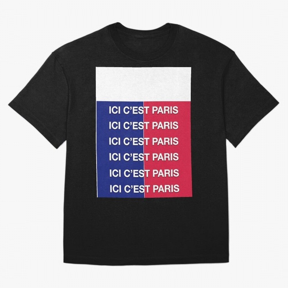ICI C'EST PARIS Graphic T-Shirt Bring Trophy Dreams to FIFA World Cup 2026 Group Stage for Fans of Haaland and Mbappe and France, Bringing Stadium Memories, Football Loyalty, International Chants and Championship Tradition; Made for Die Hard