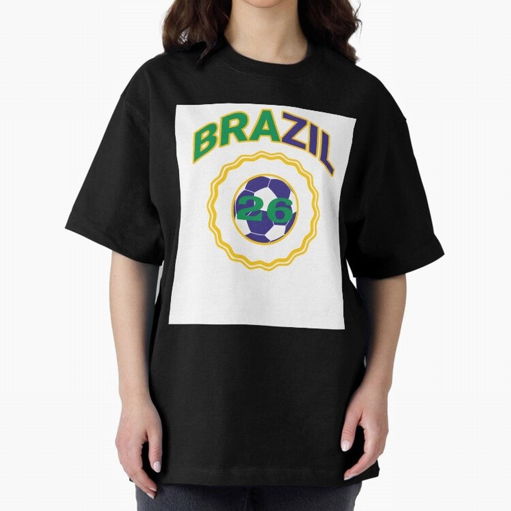 brazil 2026 world cup soccer badge Premium T-Shirt Remember FIFA World Cup 2026 Group Stage for Fans of Messi and Cristiano Ronaldo and England, Bringing Fan Favorite Moments, National Team Passion, Big Match Drama and Soccer History; Perfect for