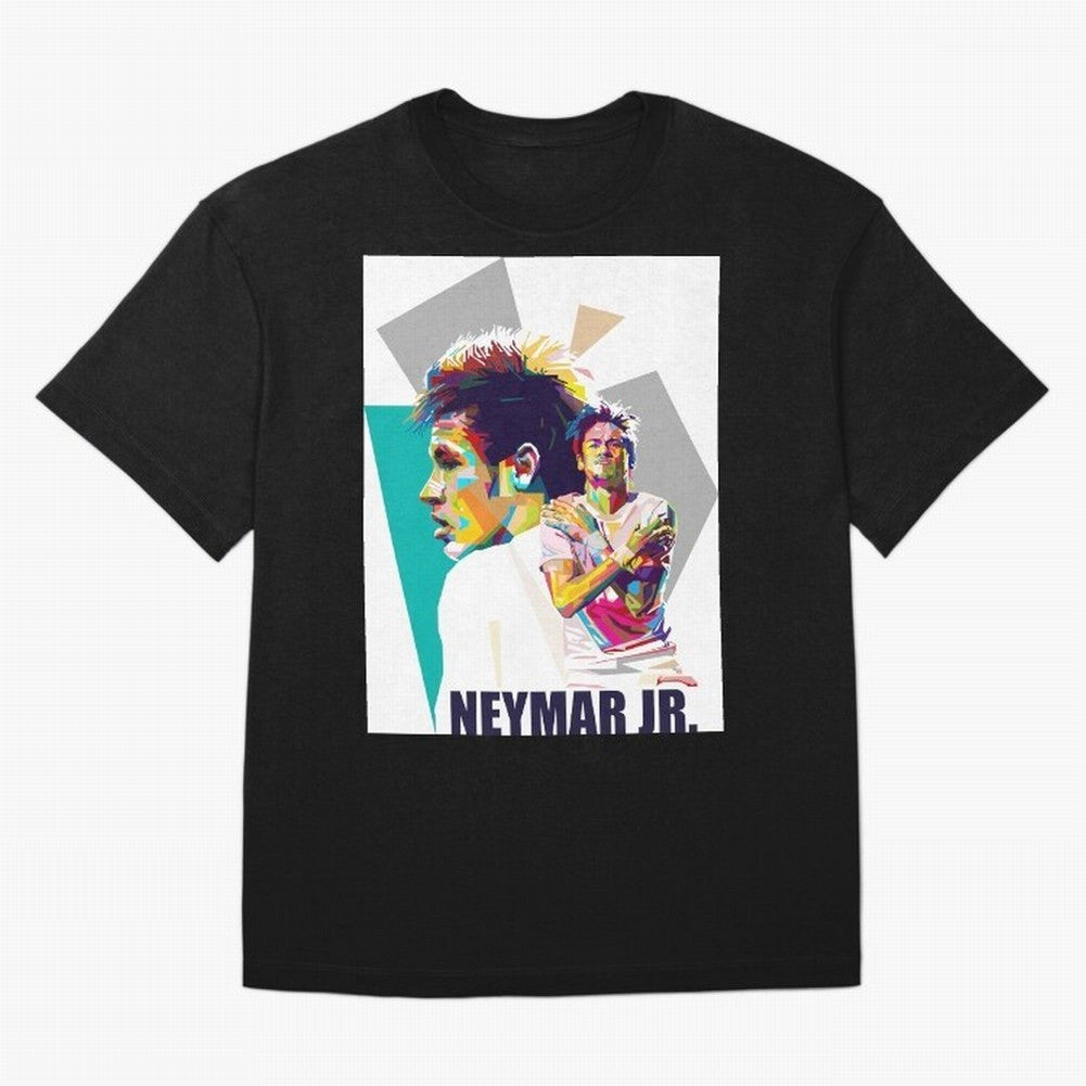 Young Neymar WPAP art Premium T-Shirt Stand Proud for FIFA World Cup 2026 USA Canada Mexico Featuring Neymar, Brazil Energy, Global Supporter Spirit, Legendary Goals, National Colors and Tournament Celebration; Perfect for Supporters Who Want Bold