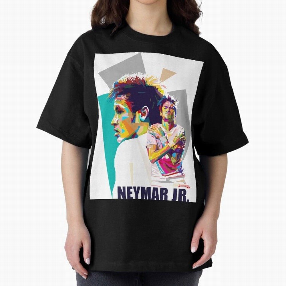 Young Neymar WPAP art Premium T-Shirt Stand Proud for FIFA World Cup 2026 USA Canada Mexico Featuring Neymar, Brazil Energy, Global Supporter Spirit, Legendary Goals, National Colors and Tournament Celebration; Perfect for Supporters Who Want Bold