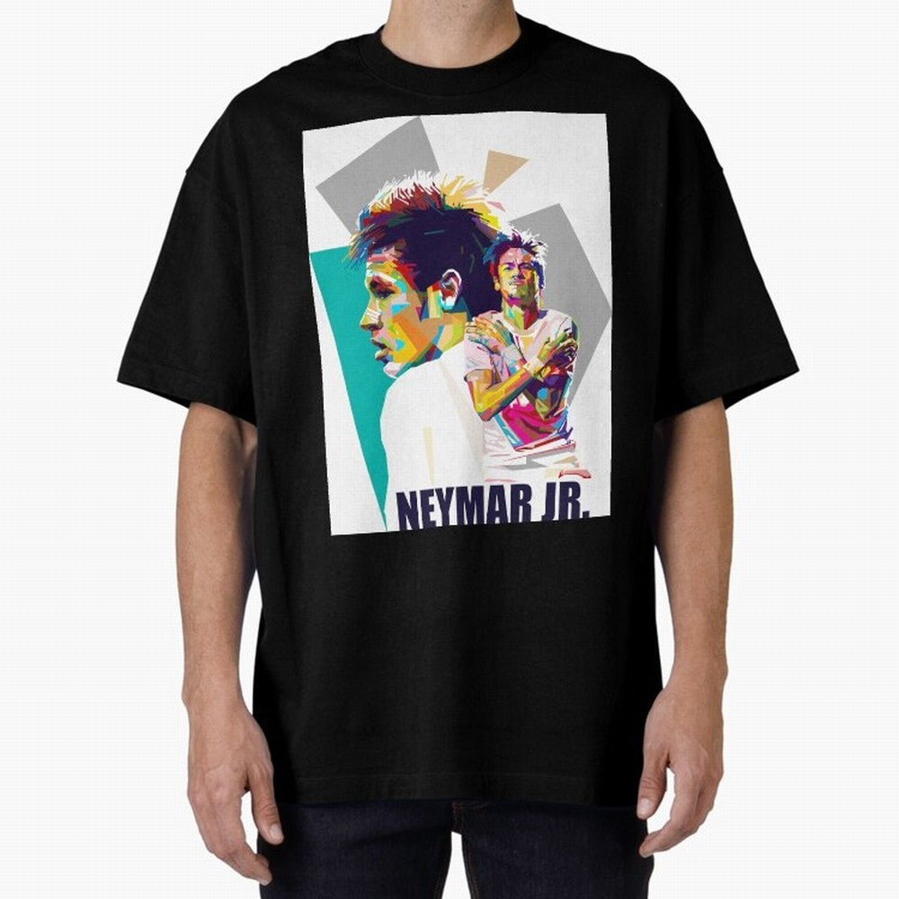 Young Neymar WPAP art Premium T-Shirt Stand Proud for FIFA World Cup 2026 USA Canada Mexico Featuring Neymar, Brazil Energy, Global Supporter Spirit, Legendary Goals, National Colors and Tournament Celebration; Perfect for Supporters Who Want Bold