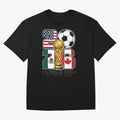 2026 Soccer World Cup Football Design Classic T-Shirt Upgrade FIFA World Cup 2026 Inspired by Neymar, France and Portugal Energy, Vintage Soccer Flavor, Modern Football Stars, National Flags and Final Night Emotion; Great for Supporters Who Love