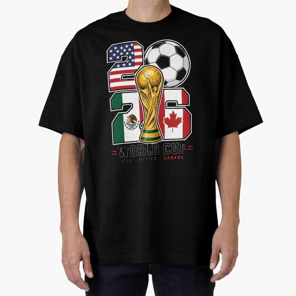 2026 Soccer World Cup Football Design Classic T-Shirt Upgrade FIFA World Cup 2026 Inspired by Neymar, France and Portugal Energy, Vintage Soccer Flavor, Modern Football Stars, National Flags and Final Night Emotion; Great for Supporters Who Love