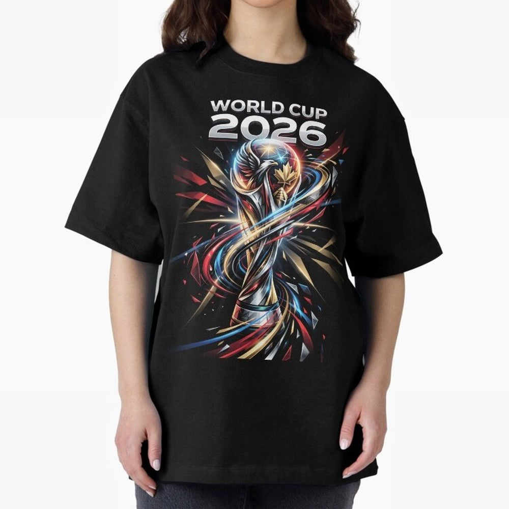 FIFA World Cup 2026 Classic T-Shirt Bring a Vintage Feel to the FIFA World Cup 2026 USA Canada Mexico Journey through Messi and Cristiano Ronaldo Highlights, Portugal Pride, Sports Nostalgia, International Competition, Famous Players and
