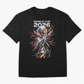 FIFA World Cup 2026 Classic T-Shirt Bring a Vintage Feel to the FIFA World Cup 2026 USA Canada Mexico Journey through Messi and Cristiano Ronaldo Highlights, Portugal Pride, Sports Nostalgia, International Competition, Famous Players and
