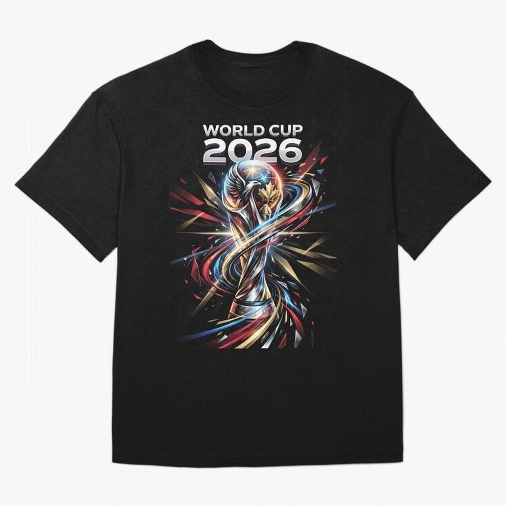 FIFA World Cup 2026 Classic T-Shirt Bring a Vintage Feel to the FIFA World Cup 2026 USA Canada Mexico Journey through Messi and Cristiano Ronaldo Highlights, Portugal Pride, Sports Nostalgia, International Competition, Famous Players and