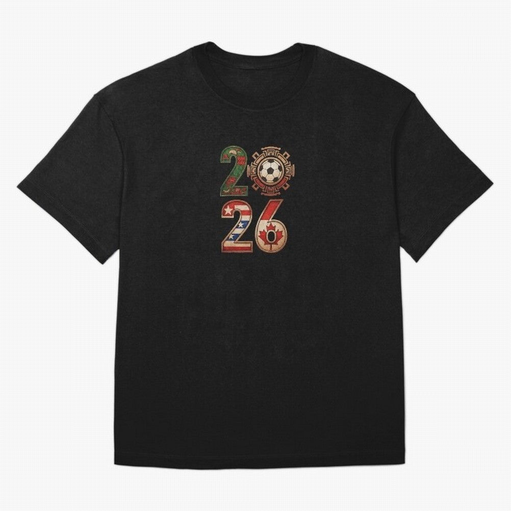 2026 North America Soccer Mexico USA Canada Host Classic T-Shirt Relive the Noise and Pride of the FIFA World Cup 2026 Journey through Messi, Neymar and Mbappe Highlights, England, France and Netherlands Pride, Vintage Soccer Flavor, Modern