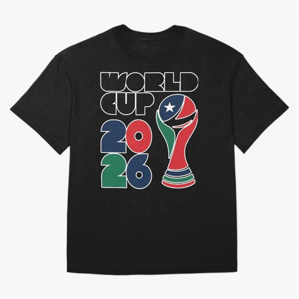 Minimalist Funky World Cup 2026 Design Classic T-Shirt Feel the FIFA World Cup 2026 USA Canada Mexico Journey through Messi, CR7 and Mbappe Highlights, Portugal, Spain and Germany Pride, Soccer Culture, Superstar Moments, National Team Dreams and