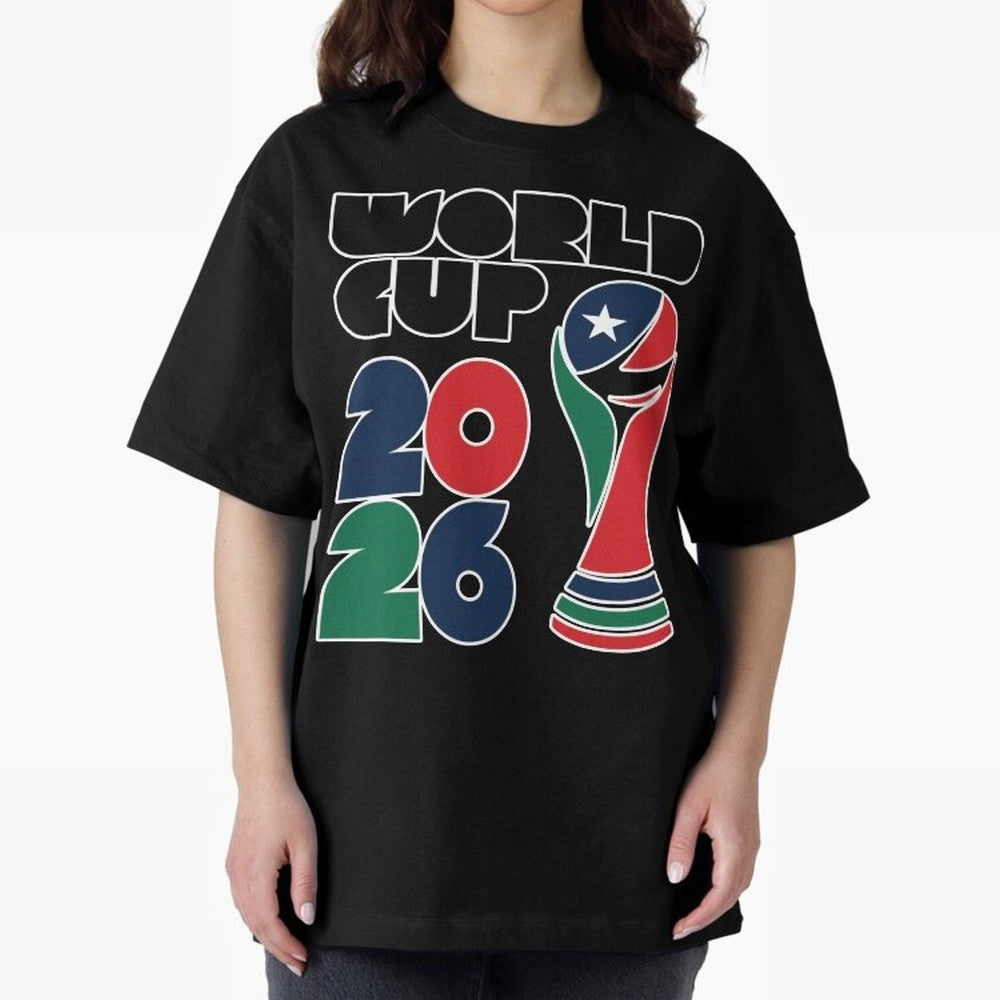 Minimalist Funky World Cup 2026 Design Classic T-Shirt Feel the FIFA World Cup 2026 USA Canada Mexico Journey through Messi, CR7 and Mbappe Highlights, Portugal, Spain and Germany Pride, Soccer Culture, Superstar Moments, National Team Dreams and