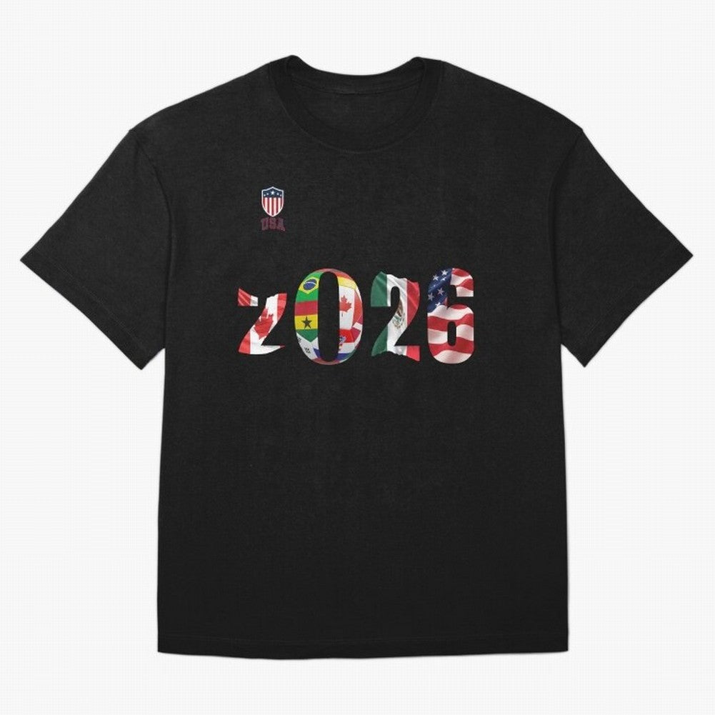 World Cup Classic T-Shirt Feel the Heartbeat of FIFA World Cup 2026 USA Canada Mexico Spirit, with Brazil, Mbappe, Match Day Excitement, Supporter Culture, Golden Goals and Global Football Passion; Perfect for Fans, Collectors, Family Gatherings,