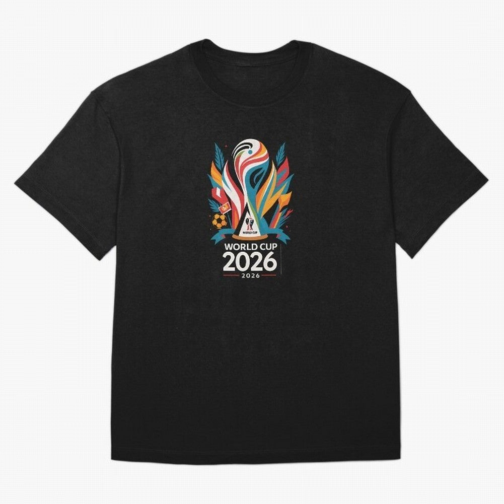 USA World Cup 2026 Football Fan T-Shirt_84827790 Classic T-Shirt Feel the Roar of Global Football Passion for FIFA World Cup 2026, with Neymar, Haaland and Cristiano Ronaldo, Spain, Championship Spirit, Famous Goals, Roaring Crowds and