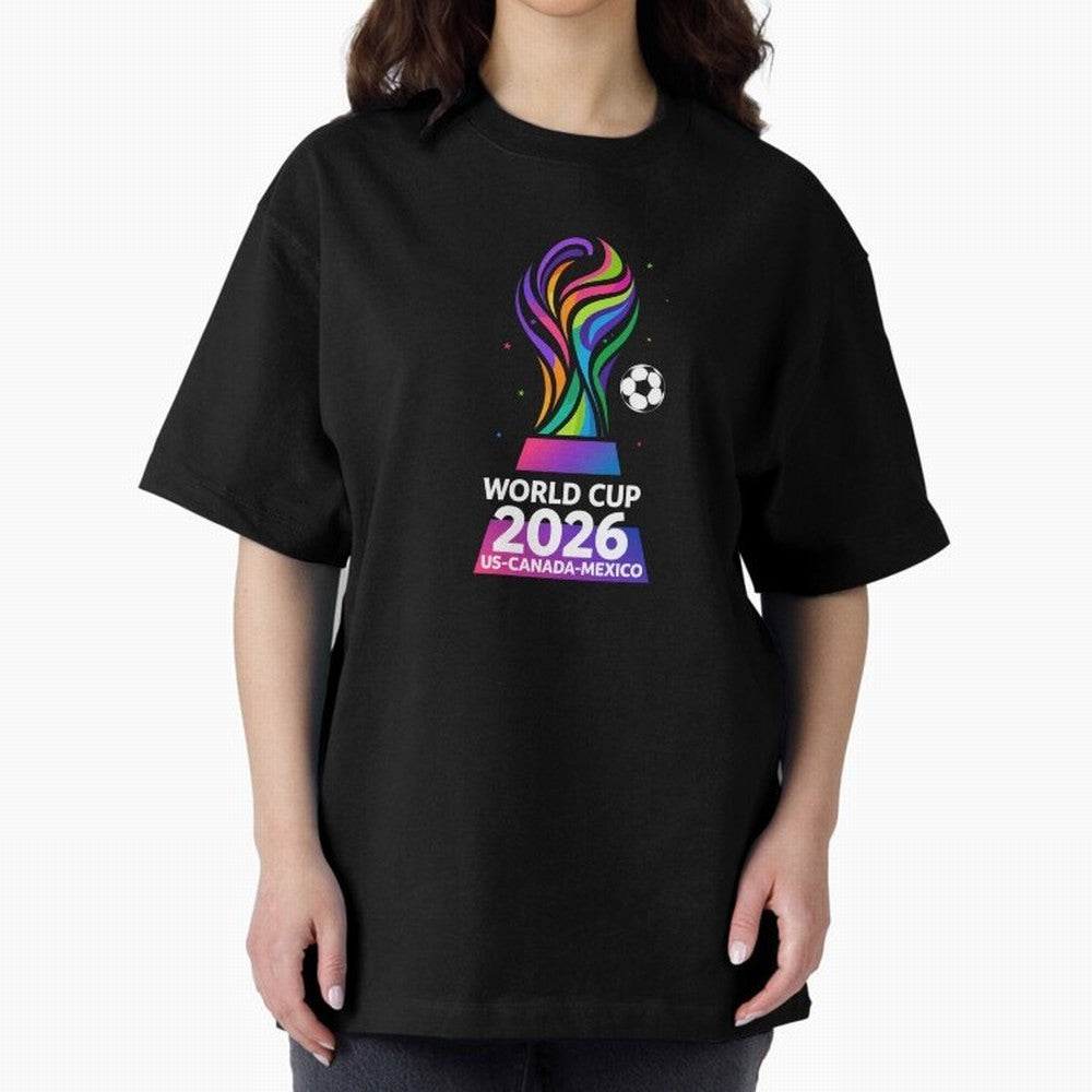 World Cup 2026 US-Canada-Mexico Soccer Trophy Classic T-Shirt Honor Global Football Passion for FIFA World Cup 2026, Featuring Neymar, Netherlands, Football History, Final Match Energy, Crowd Noise and Once in a Lifetime Moments; Perfect for Fans,