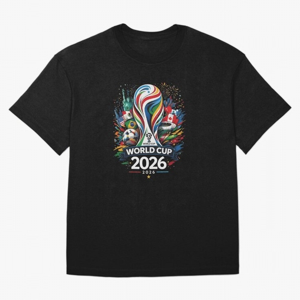 World Cup 2026, Soccer Fan Classic T-Shirt Make Memories around the FIFA World Cup 2026 Group Stage Journey through Haaland and Mbappe Highlights, England, France and Netherlands Pride, Championship Spirit, Famous Goals, Roaring Crowds and
