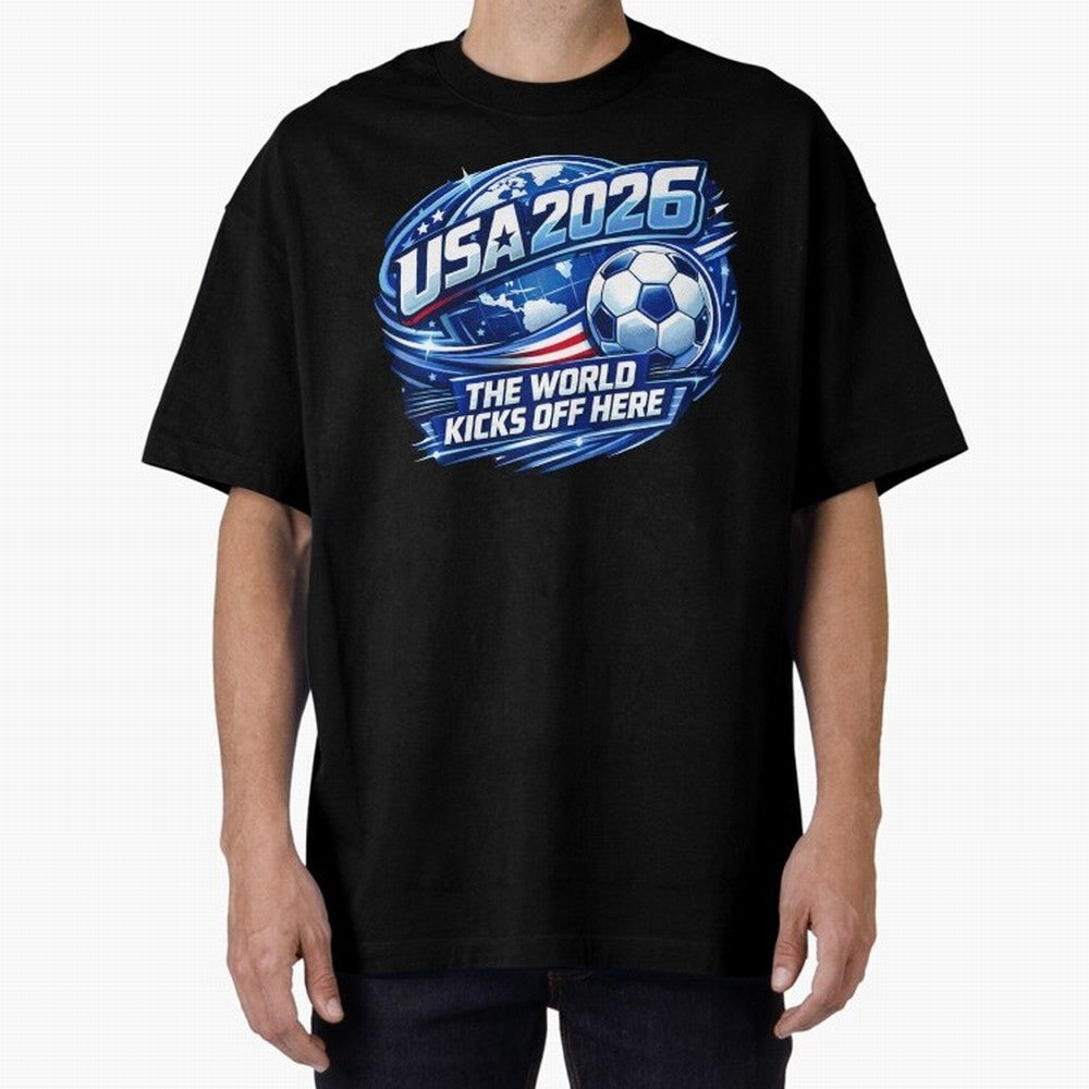 World Cup 2026 Classic T-Shirt Bring Match Day Fire to the FIFA World Cup 2026 Group Stage Journey through CR7 Highlights, Argentina Pride, Vintage Soccer Flavor, Modern Football Stars, National Flags and Final Night Emotion; Made for Collectors