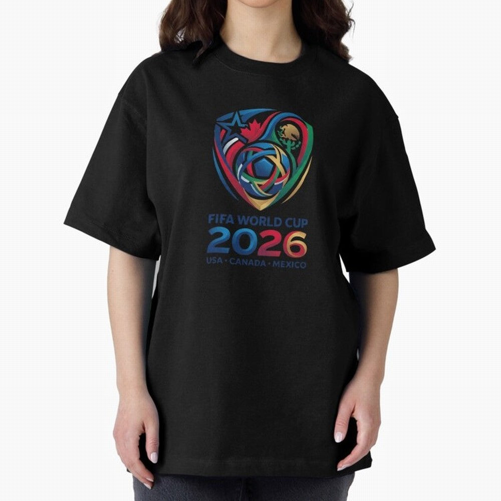 World Cup 2026 Fan Design ¨C United by Football Classic T-Shirt Celebrate the Next Chapter of FIFA World Cup 2026 USA Canada Mexico Inspired by Messi, Neymar and Mbappe, Argentina, France and Brazil Energy, Sports Nostalgia, International