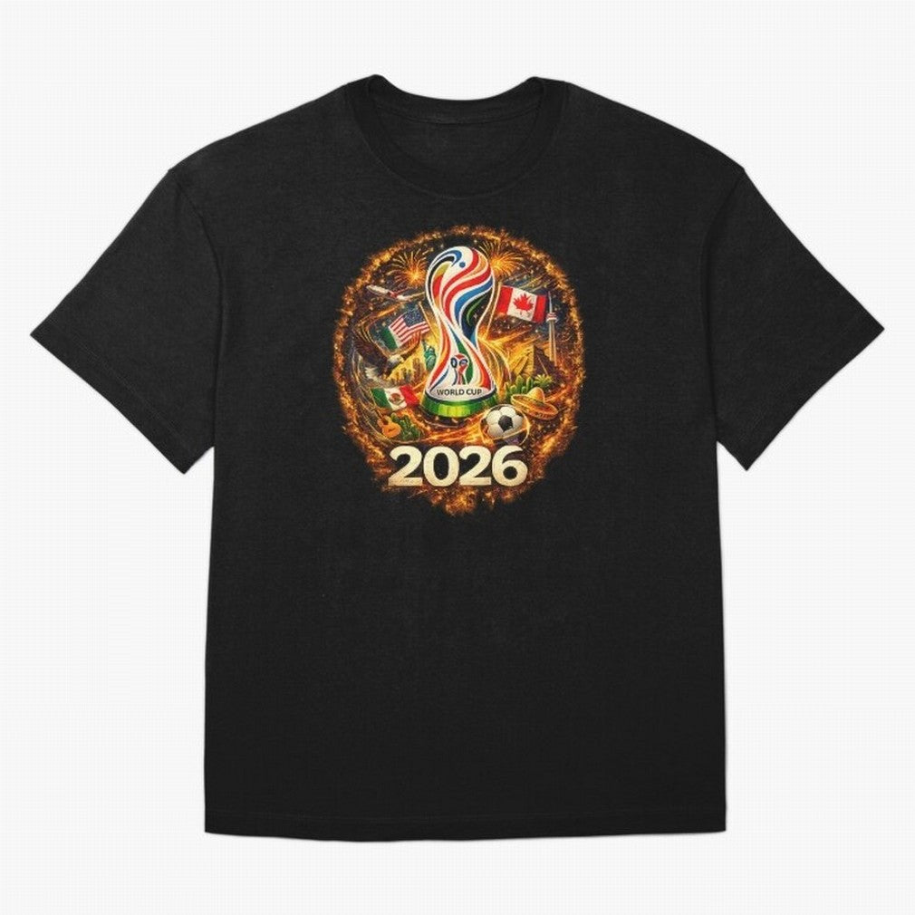 World Football Spirit 2026 USA Canada Mexico Soccer Fan Classic T-Shirt Experience the FIFA World Cup 2026 Group Stage Journey through Messi, Neymar and Mbappe Highlights, Netherlands Pride, Global Supporter Spirit, Legendary Goals, National Colors