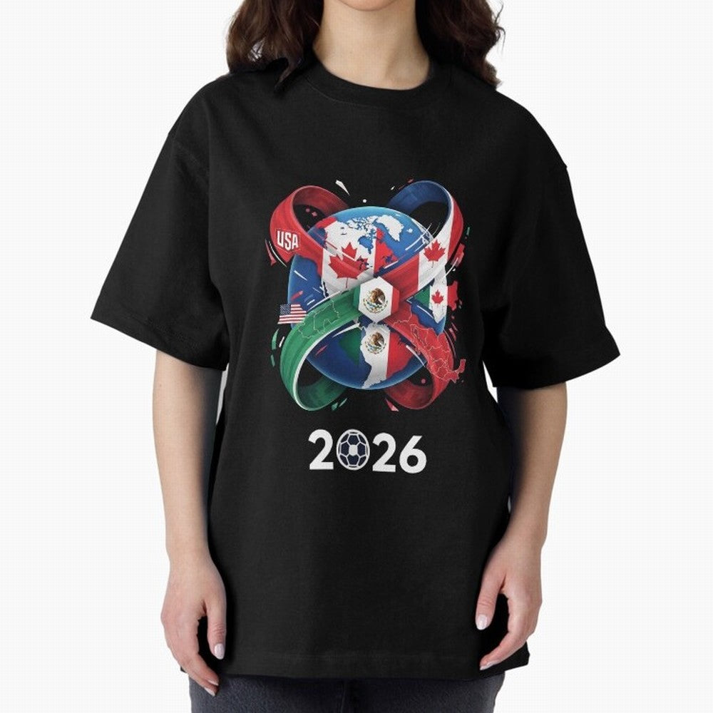 World United by Football 2026 Classic T-Shirt Represent the Passion of Global Football Passion for FIFA World Cup 2026 Group Stage, Driven by Neymar, Haaland and Cristiano Ronaldo, France and Portugal, Fan Favorite Moments, National Team Passion,