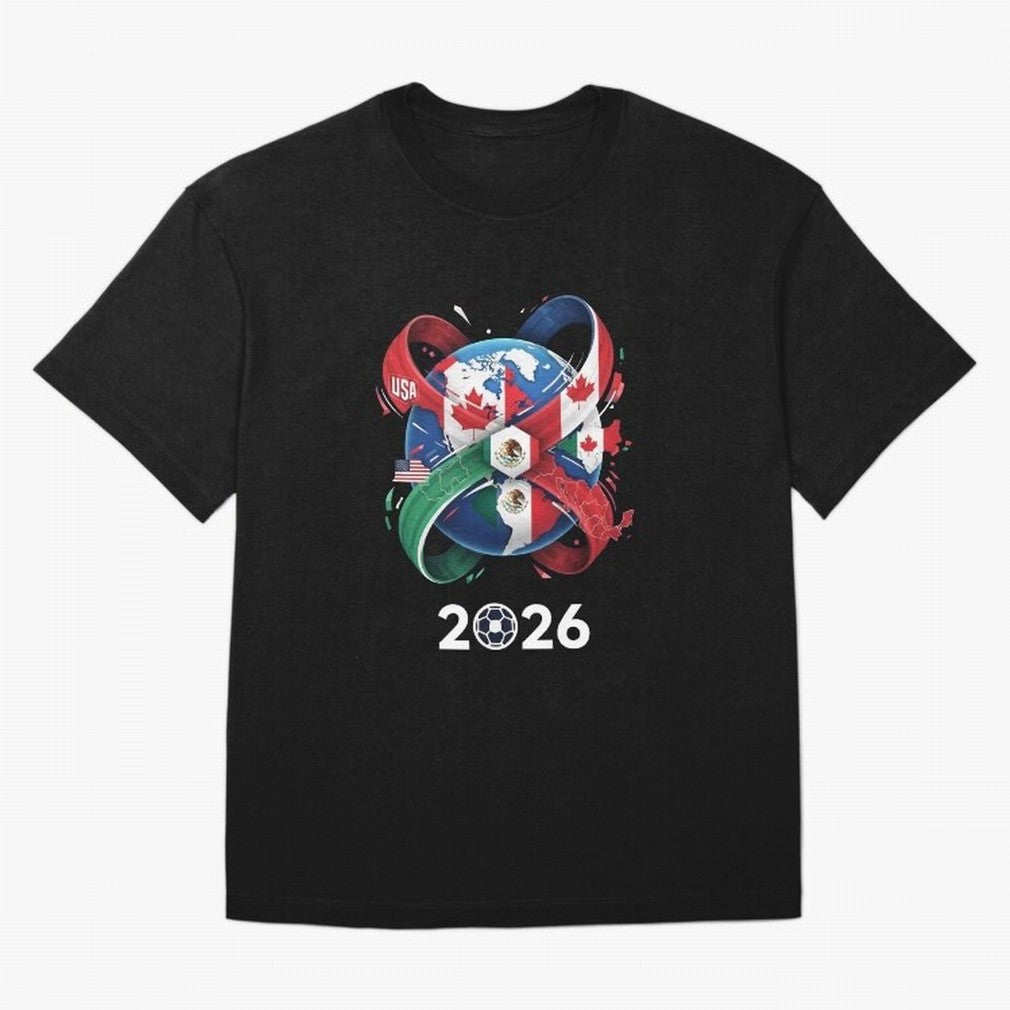 World United by Football 2026 Classic T-Shirt Represent the Passion of Global Football Passion for FIFA World Cup 2026 Group Stage, Driven by Neymar, Haaland and Cristiano Ronaldo, France and Portugal, Fan Favorite Moments, National Team Passion,