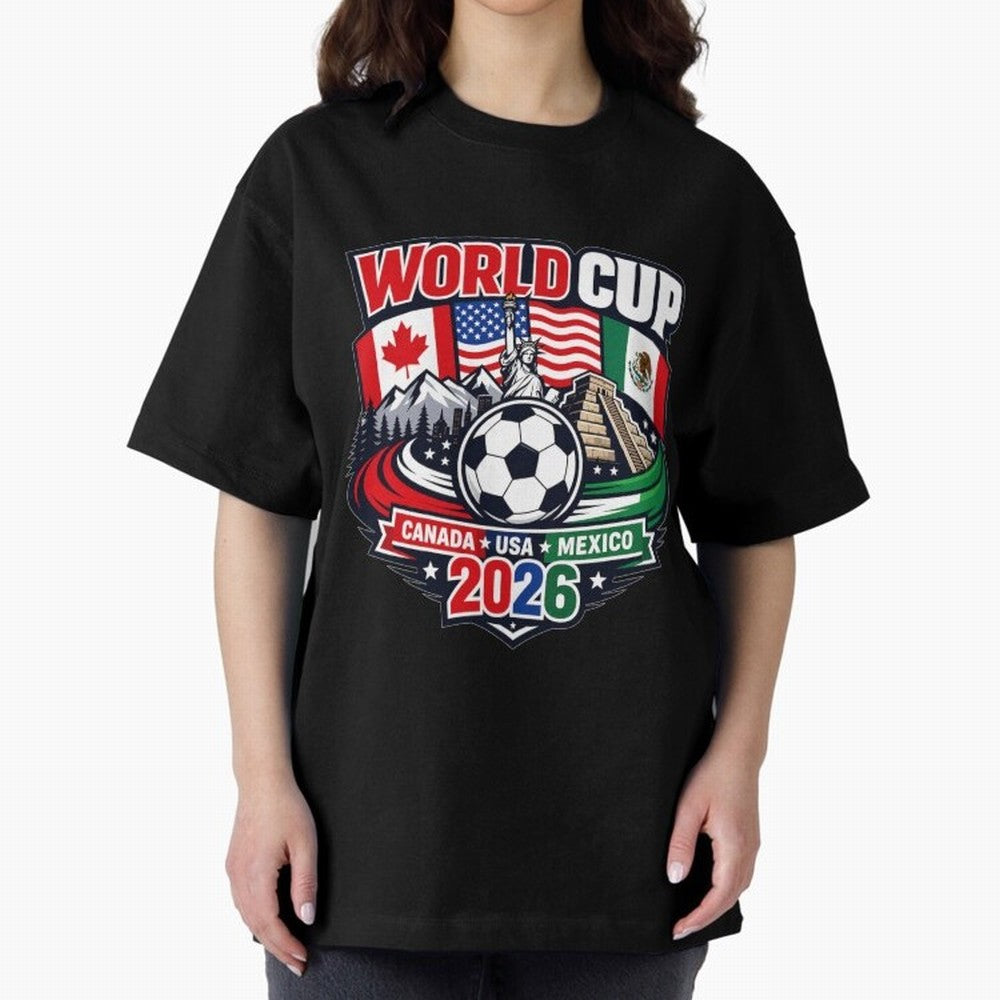 FIFA World Cup 2026 Classic T-Shirt Celebrate Global Passion for FIFA World Cup 2026 Filled with Haaland, Portugal, Spain and Germany Energy, Global Supporter Spirit, Legendary Goals, National Colors and Tournament Celebration; Ideal for Fans Who