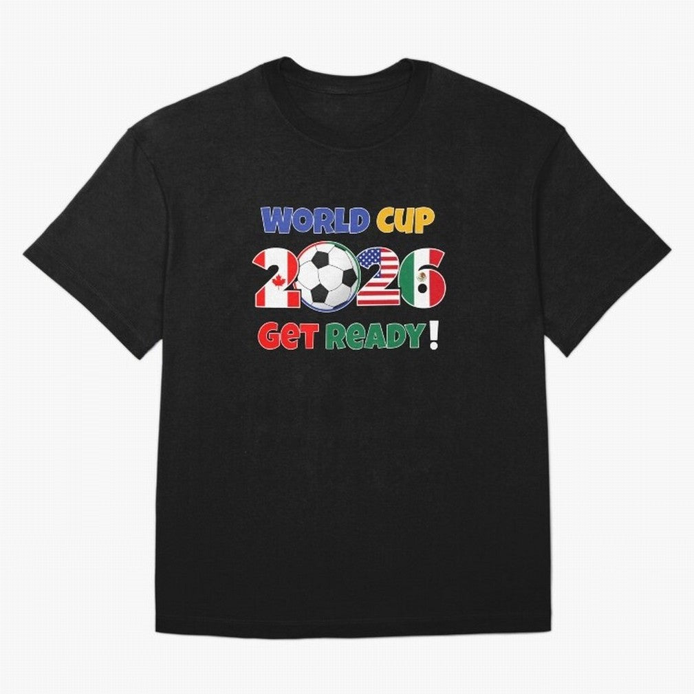 World Cup 2026, World Cup 2026, Soccer Fan Graphic, Football Lover Classic T-Shirt Share the Excitement of FIFA World Cup 2026 USA Canada Mexico Spirit, Filled with Argentina, Mbappe and Neymar, Retro Football Energy, Iconic Rivalries, Trophy Chase