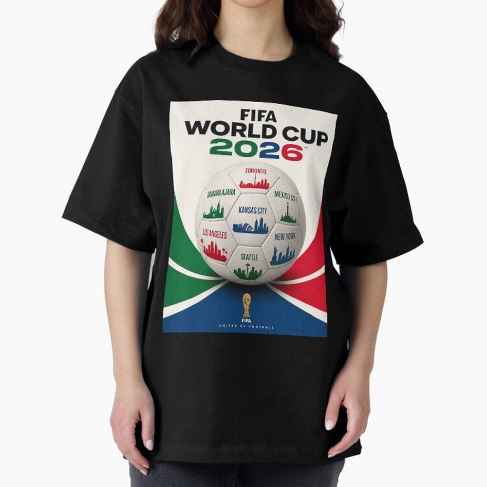 North America Football 2026 Classic T-Shirt Show Passion for the Stars of FIFA World Cup 2026 for Fans of Messi and Cristiano Ronaldo and Brazil, Portugal and Argentina, Bringing Football Festival Excitement, Trophy Ambitions, Country Rivalries and