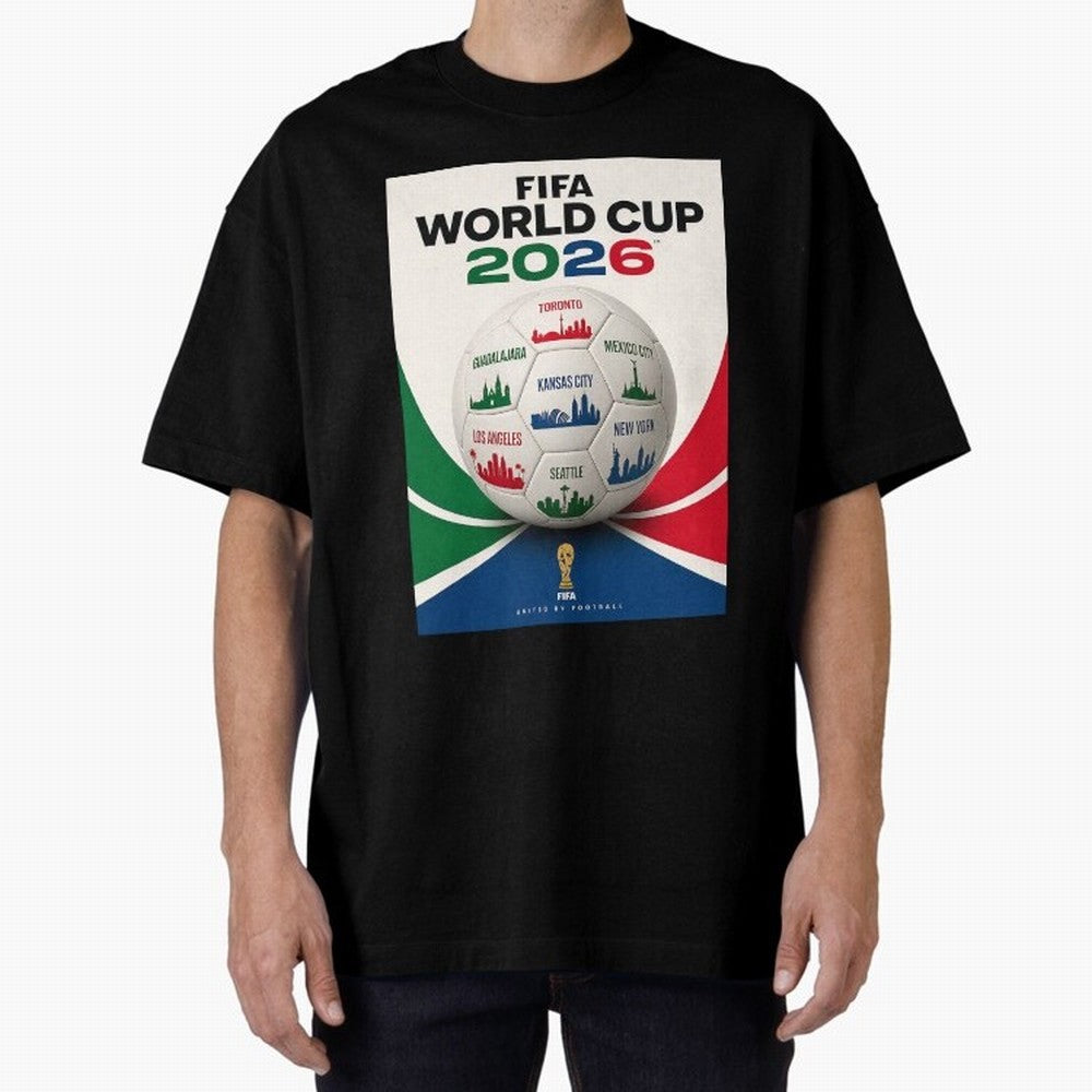 North America Football 2026 Classic T-Shirt Show Passion for the Stars of FIFA World Cup 2026 for Fans of Messi and Cristiano Ronaldo and Brazil, Portugal and Argentina, Bringing Football Festival Excitement, Trophy Ambitions, Country Rivalries and