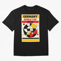 Elegant and Geometrical Germany World Cup 2026 Poster Classic T-Shirt Share Match Day Hype around FIFA World Cup 2026 Group Stage, Messi, CR7 and Mbappe, Brazil, Portugal and Argentina, Champion Mindset, Group Stage Buzz, Knockout Tension and