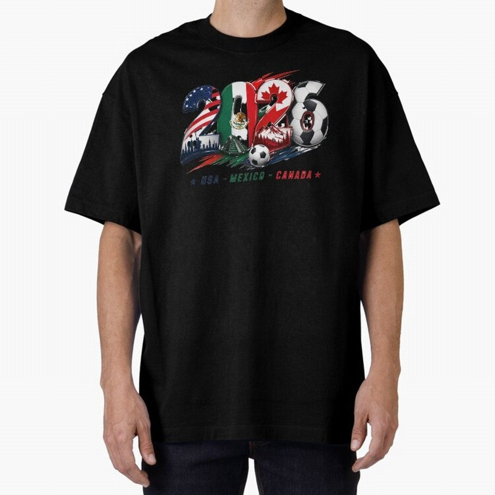 United by Football 2026 North America Soccer Design Classic T-Shirt Upgrade Match Day Hype around FIFA World Cup 2026 Group Stage, Haaland, Argentina and Brazil, Game Day Rituals, Football Legends, Country Pride and the Road to the Final; Made for