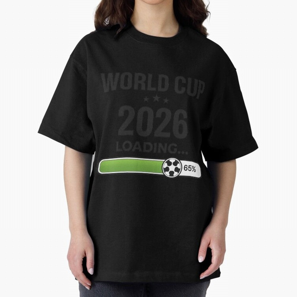 Copy of World Cup 2026 Loading Funny Football Shirt Soccer Fan Gift Classic T-Shirt Experience the Global Stage of Match Day Hype around FIFA World Cup 2026 Group Stage, Messi, CR7 and Mbappe, Portugal, Spain and Germany, Retro Football Energy,