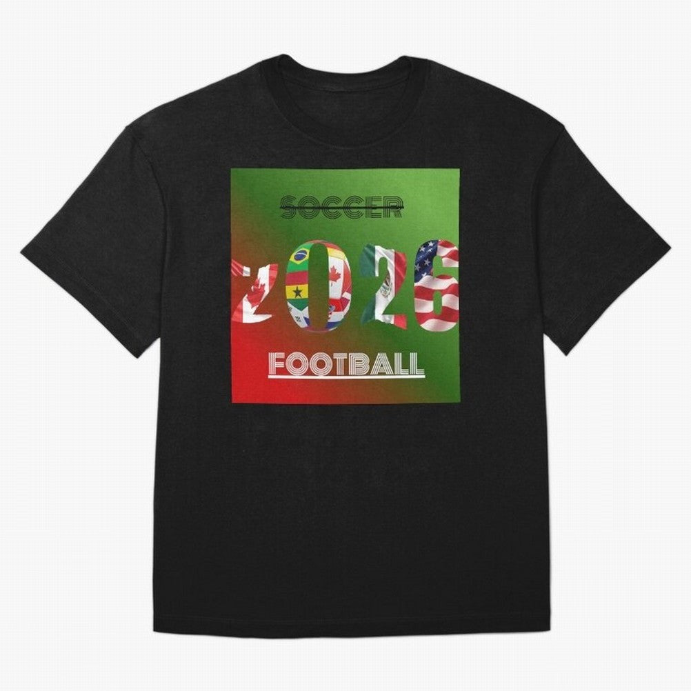 Football Classic T-Shirt Celebrate Classic Football Spirit in FIFA World Cup 2026 for Fans of Messi and Cristiano Ronaldo and England and Germany, Bringing Supporter Pride, Iconic Celebrations, Legendary Names and Global Match Day Energy; Ideal for