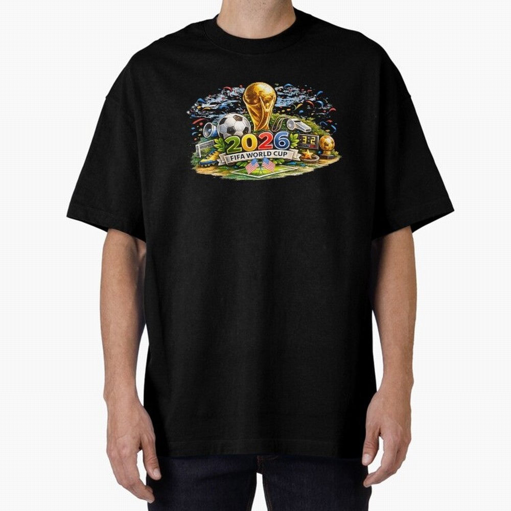 FIFA World Cup 2026, USA Support Gift Classic T-Shirt Celebrate the Next Chapter of Match Day Hype around FIFA World Cup 2026, Cristiano Ronaldo, Haaland and CR7, Portugal, Championship Spirit, Famous Goals, Roaring Crowds and International
