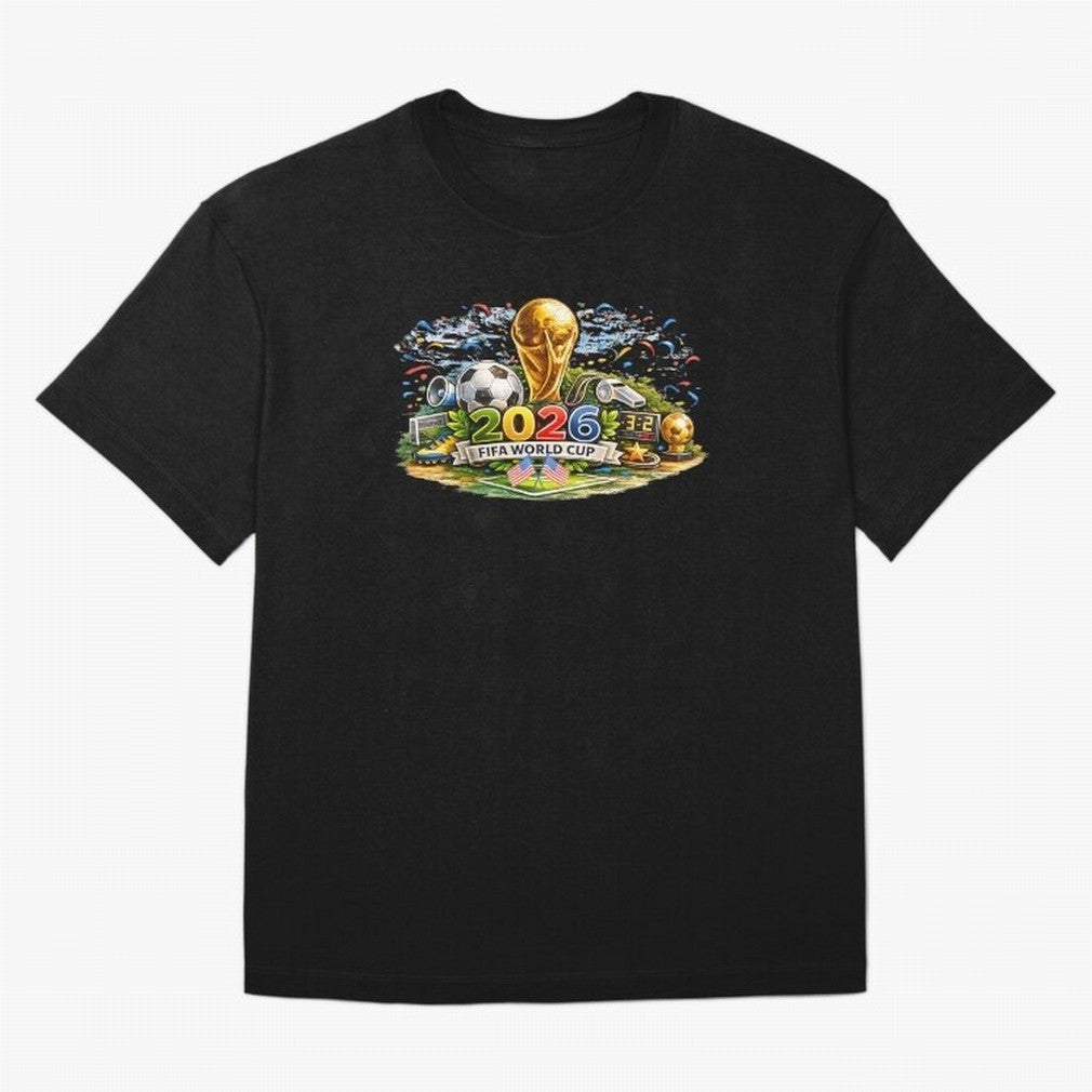 FIFA World Cup 2026, USA Support Gift Classic T-Shirt Celebrate the Next Chapter of Match Day Hype around FIFA World Cup 2026, Cristiano Ronaldo, Haaland and CR7, Portugal, Championship Spirit, Famous Goals, Roaring Crowds and International
