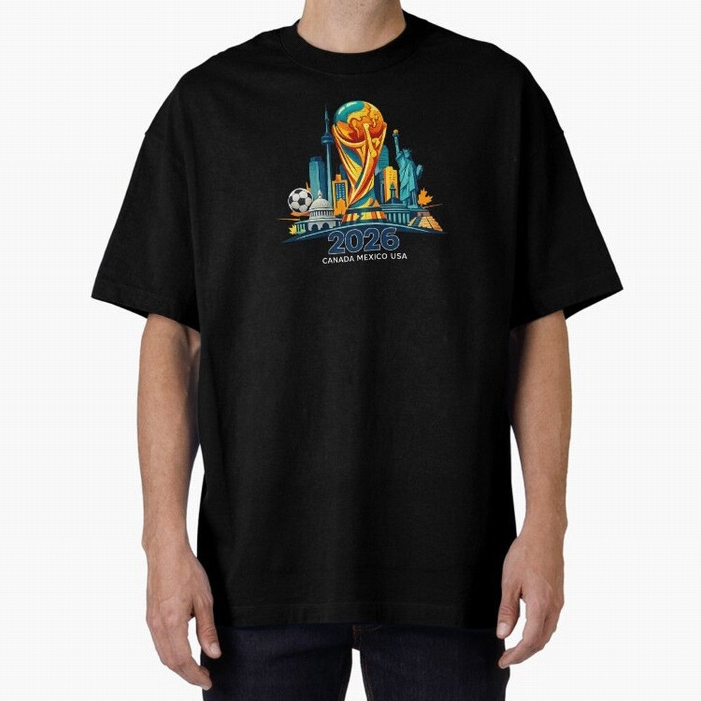 World Football Spirit 2026 - Global Football Championship - USA Canada Mexico Soccer Fan Classic T-Shirt Make Your Look Match FIFA World Cup 2026 for Fans of Messi, Neymar and Mbappe and Brazil, Bringing Champion Mindset, Group Stage Buzz, Knockout