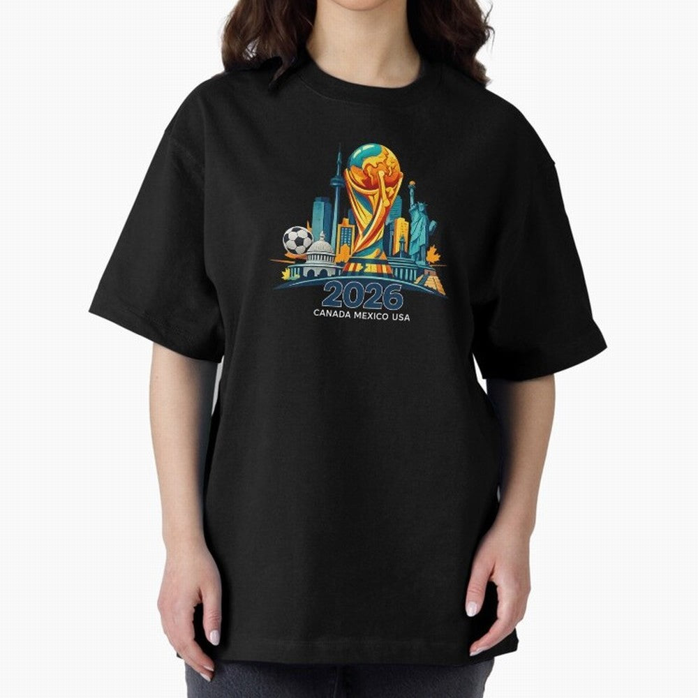 World Football Spirit 2026 - Global Football Championship - USA Canada Mexico Soccer Fan Classic T-Shirt Make Your Look Match FIFA World Cup 2026 for Fans of Messi, Neymar and Mbappe and Brazil, Bringing Champion Mindset, Group Stage Buzz, Knockout