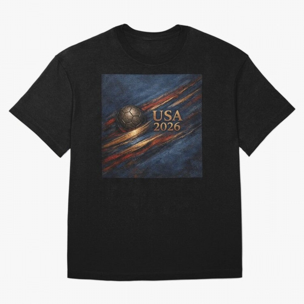 Bronze Inspired USA 2026 Soccer Theme Classic T-Shirt Enjoy FIFA World Cup 2026 Group Stage Made for Messi, Argentina and Brazil Energy, Football Passion, Legendary Performances, Festival Vibes and Supporter Community; Built for Supporters Chasing