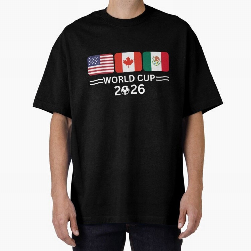 Football World Cup 2026 USA Canada Mexico Soccer & Football Fan Classic T-Shirt Make Memories around FIFA World Cup 2026 for Fans of Cristiano Ronaldo and Brazil, Bringing Champion Mindset, Group Stage Buzz, Knockout Tension and Passionate Fan