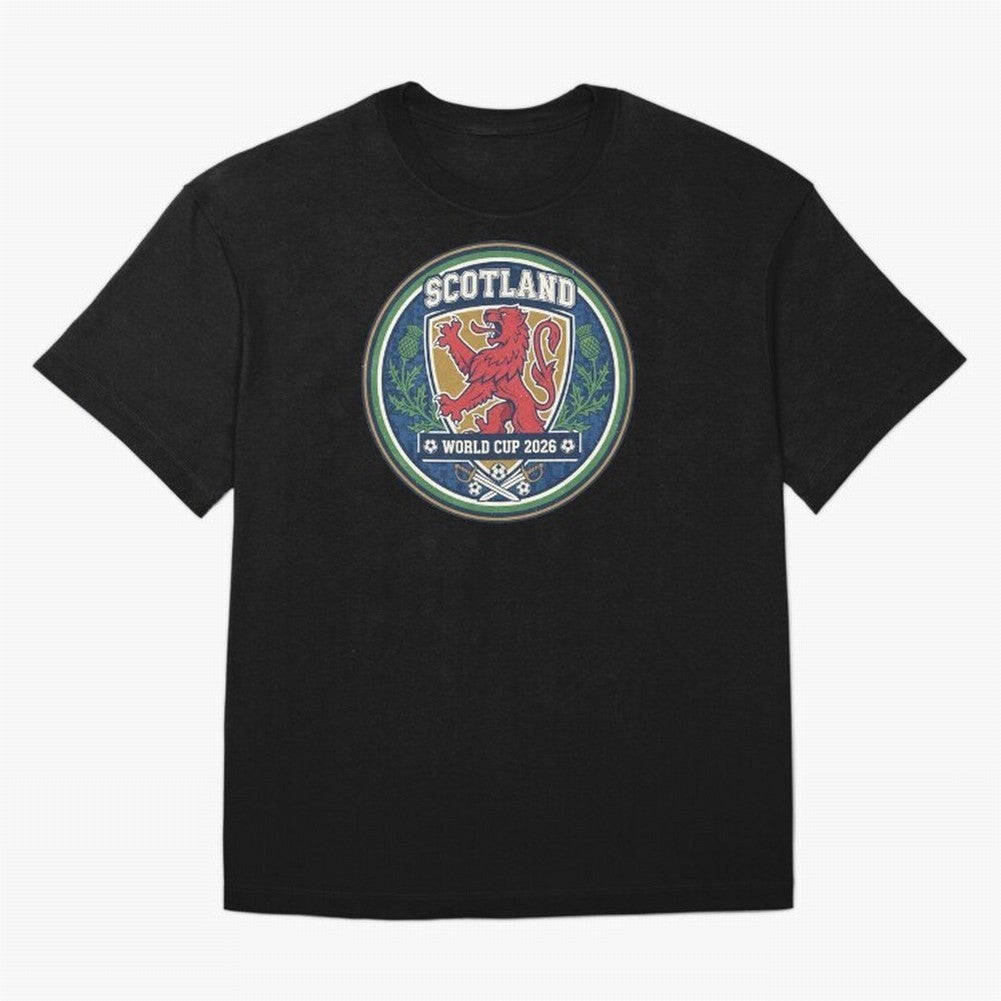 Tartan Army Football Fan - Gift for Soccer Lover Classic T-Shirt Feel the Heartbeat of FIFA World Cup 2026 for Fans of Cristiano Ronaldo, Haaland and CR7 and Argentina, France and Brazil, Bringing Match Day Excitement, Supporter Culture, Golden