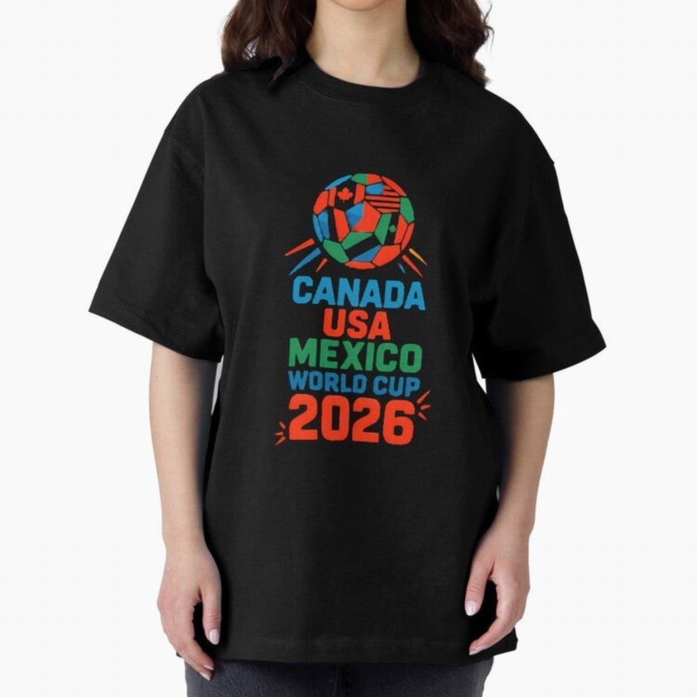 World Cup 2026 USA Canada Mexico ¡ª Retro Soccer Tournament Illustration Classic T-Shirt Stand Proud for the FIFA World Cup 2026 Group Stage Journey through CR7 and Messi Highlights, Argentina and Brazil Pride, Football History, Final Match Energy,