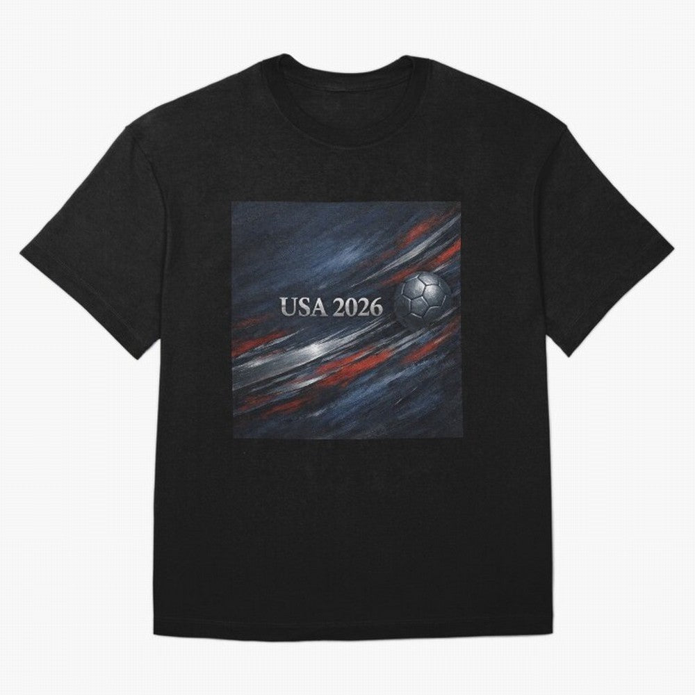 USA 2026 Soccer Event Design Classic T-Shirt Join the Countdown to FIFA World Cup 2026 USA Canada Mexico for Fans of Neymar, Haaland and Cristiano Ronaldo and Argentina, Bringing Stadium Chants, National Pride, Trophy Dreams and Unforgettable